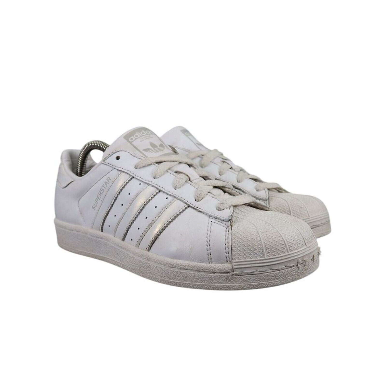Adidas Shoes Women 7.5 Sneaker Superstar Athletic Trainer Lifestyle White Casual